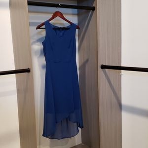 White House Black Market blue flowy dress Size 0